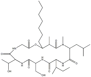 [globomycin (A08.001 inhibitor) structure ]