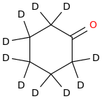 [2H10]cyclohexanone molecular structure