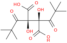 (-)-DIPIVALOYL-L-TARTARIC ACID molecular structure