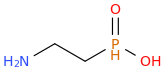 (2-AMINOETHYL)PHOSPHINIC ACID molecular structure