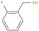 (2-fluorophenyl)methanethiol molecular structure