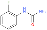 (2-fluorophenyl)urea molecular structure