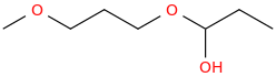 (2-methoxymethylethoxy)propanol molecular structure