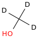 (2H3)methanol molecular structure