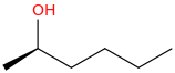 (2R)-hexan-2-ol molecular structure