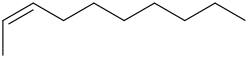 (2Z)-dec-2-ene molecular structure