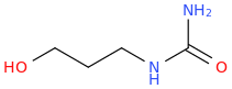 (3-hydroxypropyl)urea molecular structure