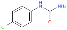 (4-chlorophenyl)urea molecular structure