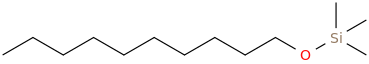 (DECYLOXY)TRIMETHYLSILANE molecular structure
