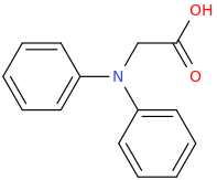 (DIPHENYLAMINO)ACETIC ACID molecular structure