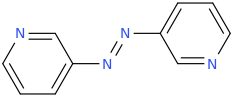 (E)-3,3'-Azobispyridine molecular structure