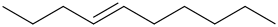 (E)-dec-4-ene molecular structure