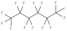 (Perfluorohexyl)methane molecular structure