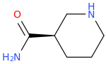 (R)-NIPECOTAMIDE molecular structure