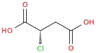 (S)-2-CHLOROSUCCINIC ACID molecular structure