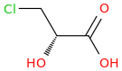 (S)-3-CHLOROLACTIC ACID molecular structure