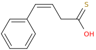 (Z)-STYRYLTHIOACETIC ACID molecular structure