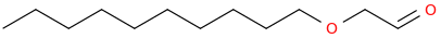 (decyloxy)acetaldehyde molecular structure