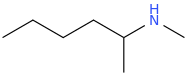 (hexan-2-yl)(methyl)amine molecular structure