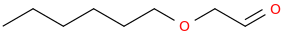 (hexyloxy)acetaldehyde molecular structure