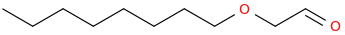 (octyloxy)acetaldehyde molecular structure