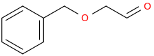 (phenylmethoxy)acetaldehyde molecular structure