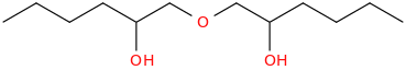 1,1'-oxydi(hexan-2-ol) molecular structure