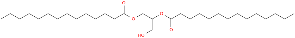1,2-DIMYRISTOYL-RAC-GLYCEROL molecular structure