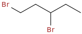 1,3-DIBROMOPENTANE molecular structure