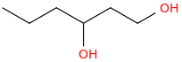 1,3-HEXANEDIOL molecular structure