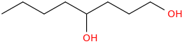 1,4-Octanediol molecular structure