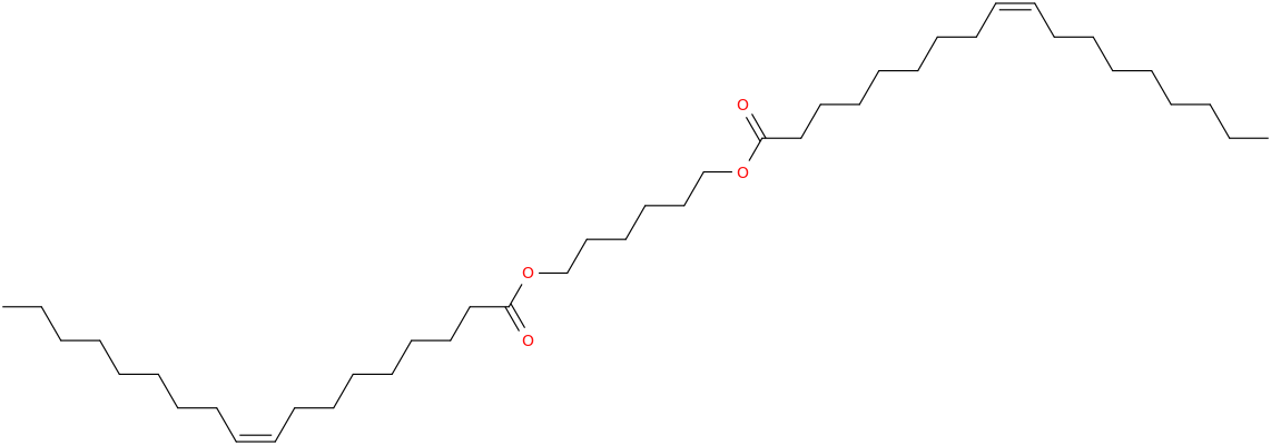1,6-hexanediyl dioleate molecular structure