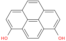1,8-Pyrenediol molecular structure