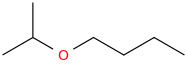 1-(1-methylethoxy)-Butane molecular structure