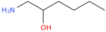 1-Amino-hexan-2-ol molecular structure