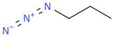 1-Azidopropane molecular structure
