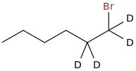 1-BroMohexane--d4 molecular structure