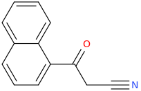1-NAPHTHOYLACETONITRILE molecular structure