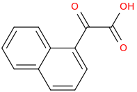 1-NAPHTHOYLFORMIC ACID molecular structure
