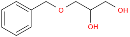 1-O-BENZYL-RAC-GLYCEROL molecular structure