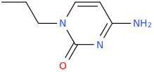 1-PROPYLCYTOSINE molecular structure