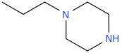 1-PROPYLPIPERAZINE molecular structure