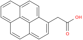 1-PYRENEACETIC ACID molecular structure