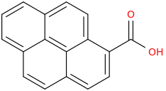 1-PYRENECARBOXYLIC ACID molecular structure