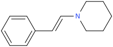 1-Styrylpiperidine molecular structure