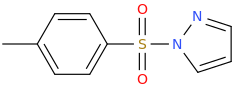 1-TOSYLPYRAZOLE molecular structure