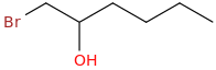 1-bromohexan-2-ol molecular structure