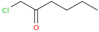 1-chlorohexan-2-one molecular structure