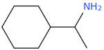 1-cyclohexylethylamine molecular structure