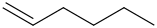 1-hexene molecular structure